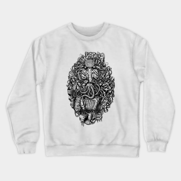 super gas mask Crewneck Sweatshirt by roman_v61